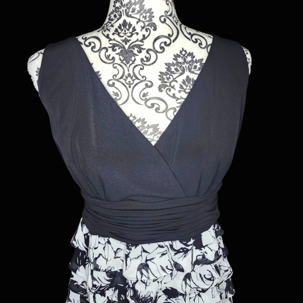 BELLISSIMA Black & White Cocktail Dress - 16 - Picture 2 of 9